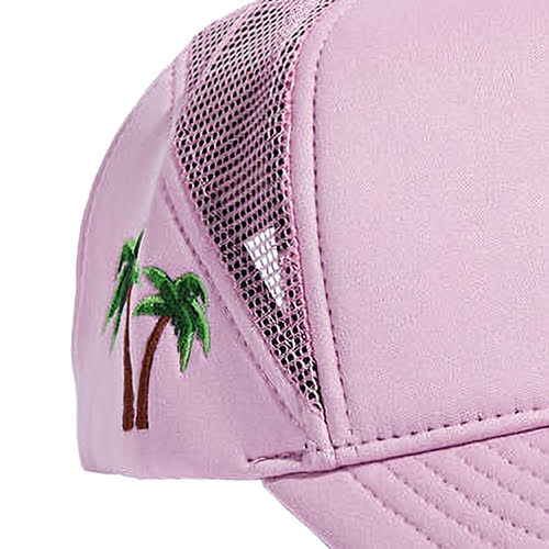 REFERENCE PARADISE LA TRUCKER CAP PINK