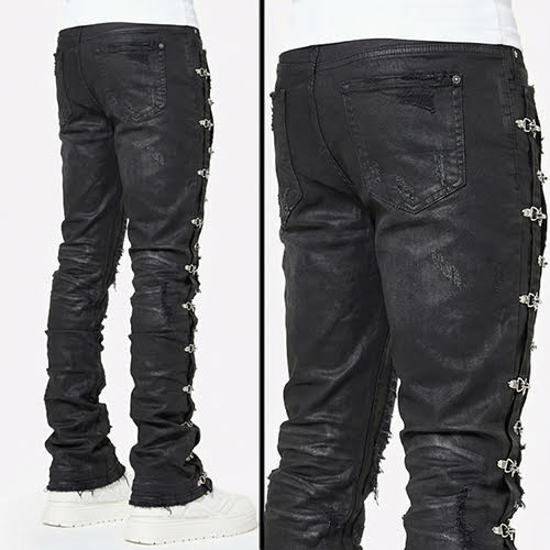 GUAPI OBSIDIAN BLACK AVIATION CLASP DENIM