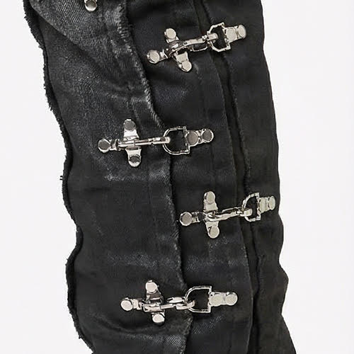 GUAPI OBSIDIAN BLACK AVIATION CLASP DENIM