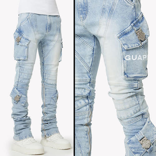 GUAPI AQUA BLUE OPS DENIM
