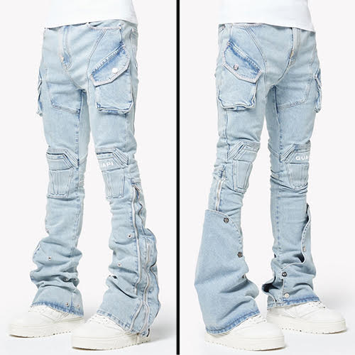 GUAPI AQUA BLUE COFFIN ARC DENIM