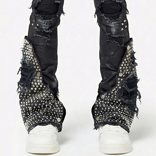 GUAPI BLACK COFFIN ARC WAXED DENIM