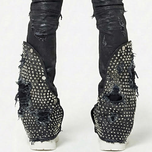 GUAPI BLACK COFFIN ARC WAXED DENIM