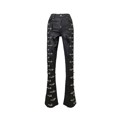 GUAPI OBSIDIAN BLACK AVIATION CLASP DENIM