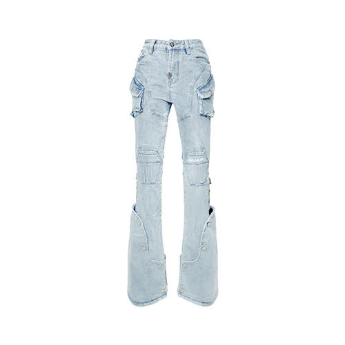 GUAPI AQUA BLUE COFFIN ARC DENIM