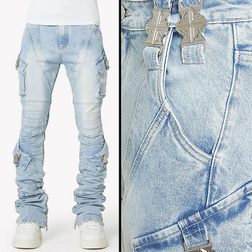 GUAPI AQUA BLUE OPS DENIM
