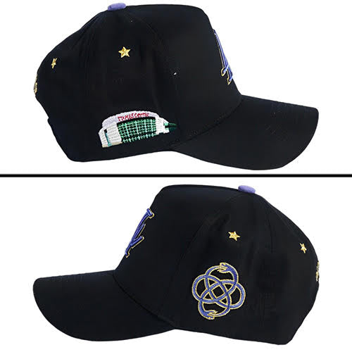 REFERENCE PARADISE LA HOLLYWOOD NIGHTS SNAPBACK CAP BLACK