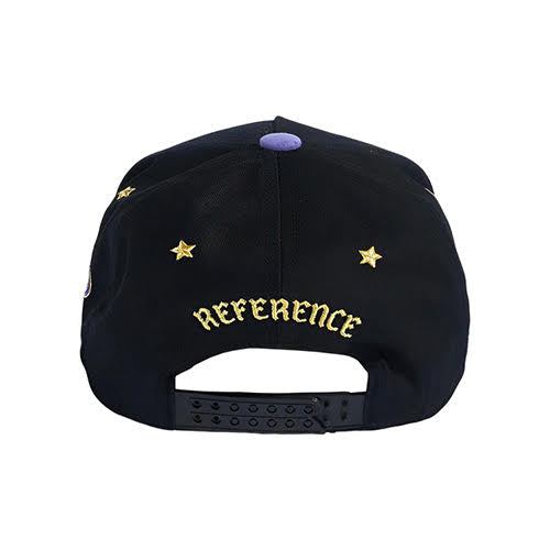 REFERENCE PARADISE LA HOLLYWOOD NIGHTS SNAPBACK CAP BLACK