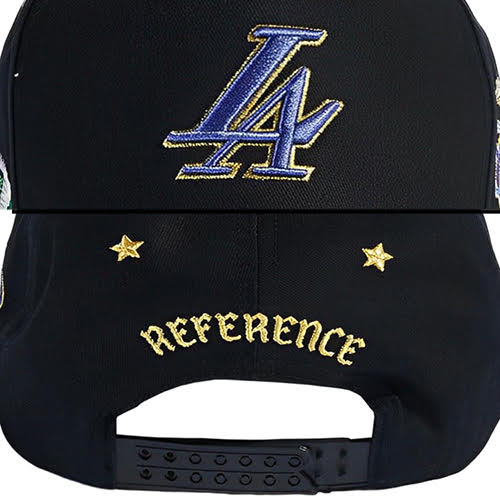 REFERENCE PARADISE LA HOLLYWOOD NIGHTS SNAPBACK CAP BLACK