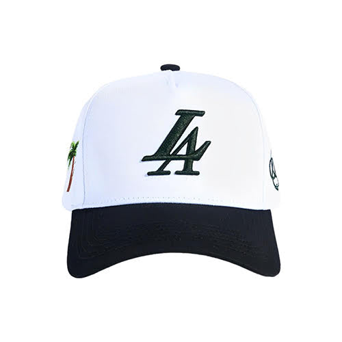 REFERENCE PARADISE LA SNAPBACK CAP WHITE/BLACK/GREEN