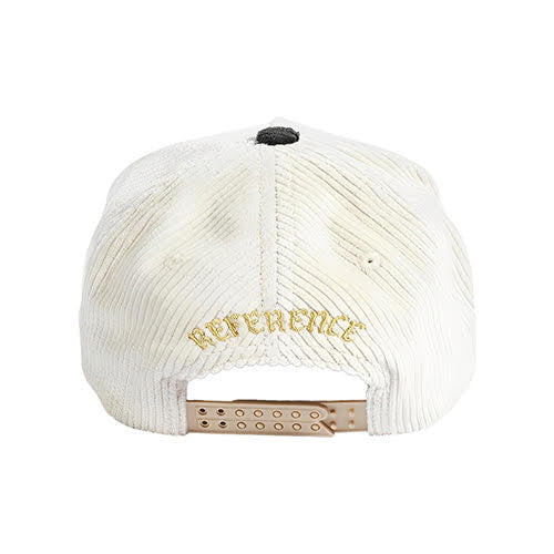 REFERENCE PARADISE LA CORDUROY SNAPBACK CAP CREAM/FOREST