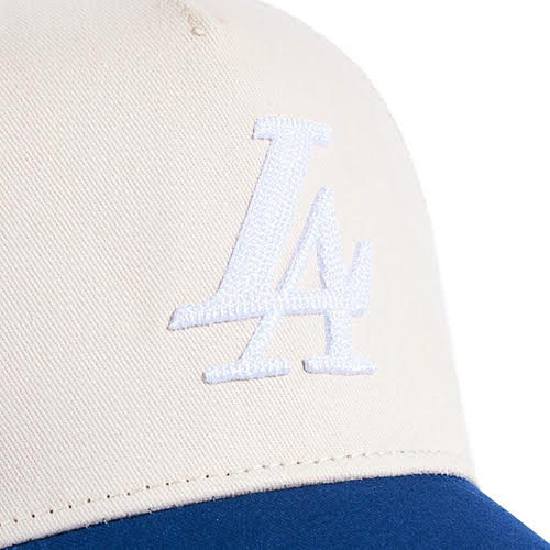 REFERENCE PARADISE LA CHAIN STITCH SNAPBACK CAP CREAM/BLUE