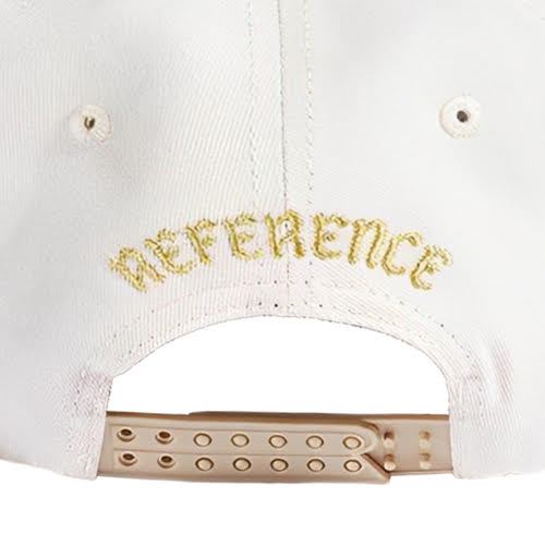 REFERENCE PARADISE LA CHAIN STITCH SNAPBACK CAP CREAM/BLUE