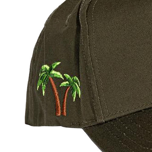 REFERENCE PARADISE LA SNAPBACK CAP DARK GREEN