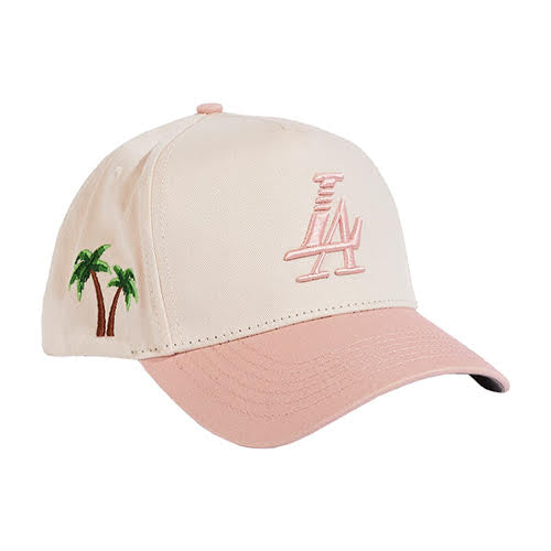 REFERENCE PARADISE LA SNAPBACK CAP CREAM BLUSH