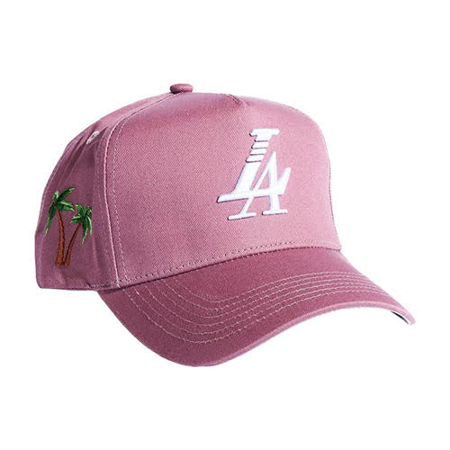 REFERENCE PARADISE LA SNAPBACK CAP NUDE PINK