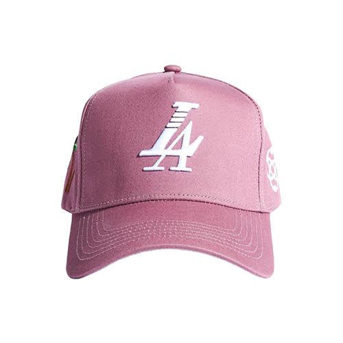 REFERENCE PARADISE LA SNAPBACK CAP NUDE PINK