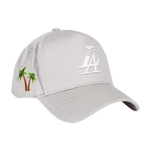 REFERENCE PARADISE LA SNAPBACK CAP LIGHT GRAY