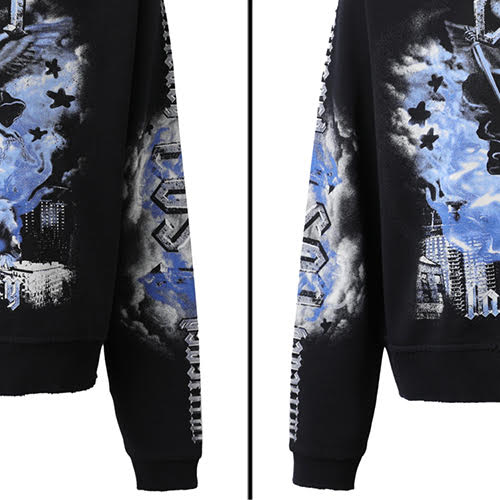 LOST INTRICACY BLUE RETRIBUTION CREWNECK