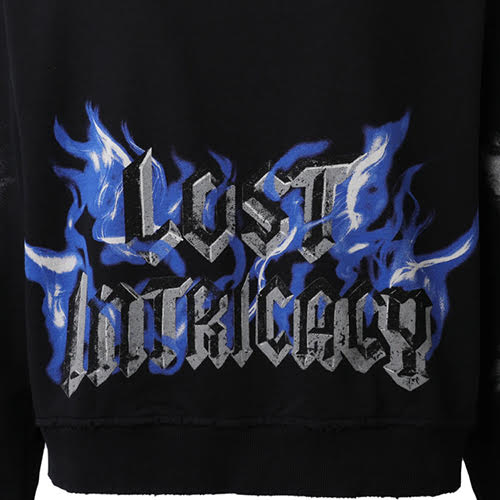 LOST INTRICACY BLUE RETRIBUTION CREWNECK