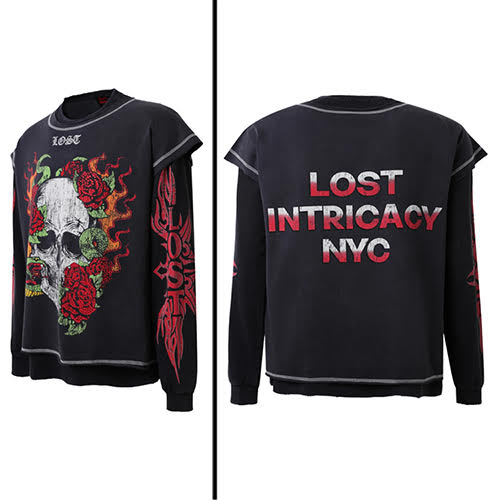 LOST INTRICACY GARDEN OF SIN 2 IN 1 SHIRT