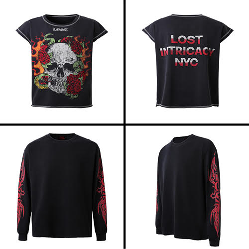 LOST INTRICACY GARDEN OF SIN 2 IN 1 SHIRT