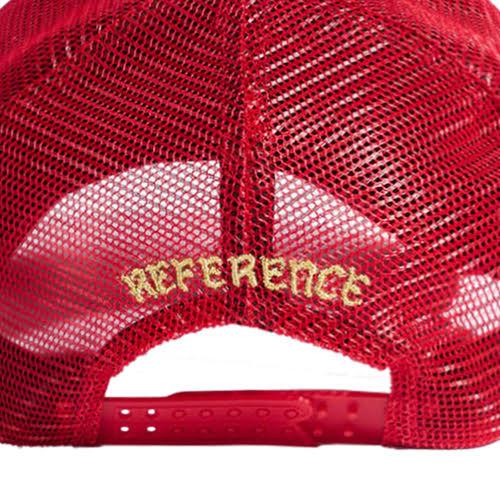 REFERENCE PARADISE LA TRUCKER CAP WHITE/RED