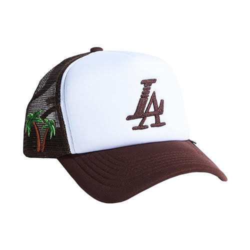 REFERENCE PARADISE LA TRUCKER CAP WHITE/BROWN
