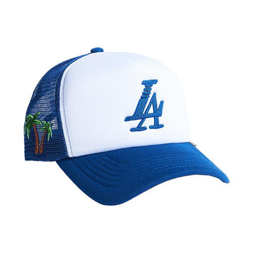 REFERENCE PARADISE LA TRUCKER CAP WHITE/BLUE