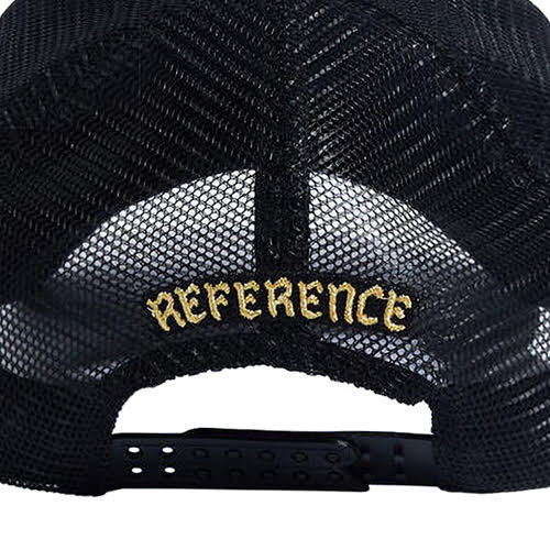 REFERENCE PARADISE LA EMBOSSED TRUCKER CAP WHITE/BLACK