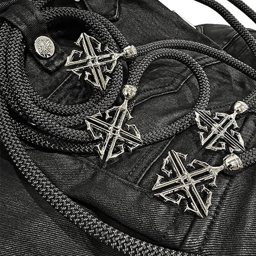GUAPI BLACK WAXED ROPE DENIM