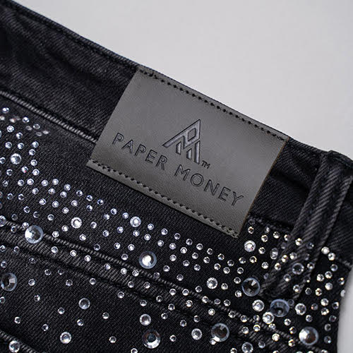 PAPER MONEY RAVER BLACK DENIM