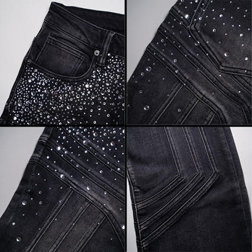 PAPER MONEY RAVER BLACK DENIM
