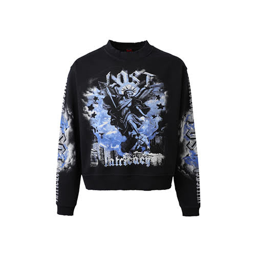LOST INTRICACY BLUE RETRIBUTION CREWNECK