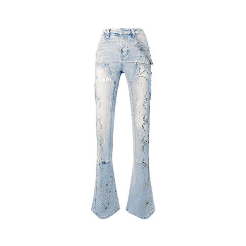 GUAPI AQUA BLUE SPIDER DENIM