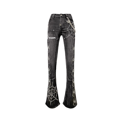 GUAPI OBSIDIAN BLACK SPIDER DENIM V2
