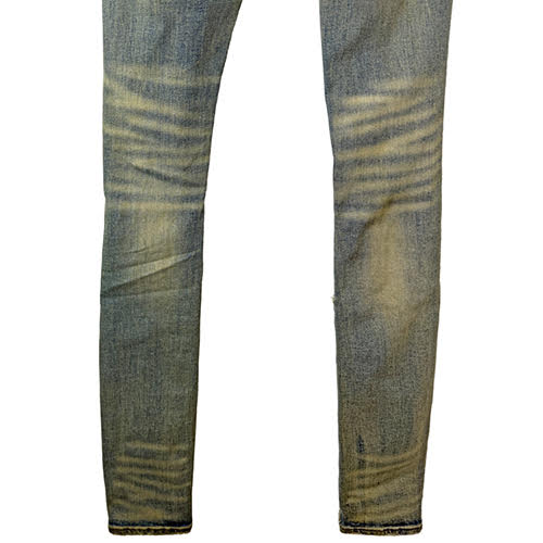mnml X201 RHINESTONE SKINNY DENIM - BLUE