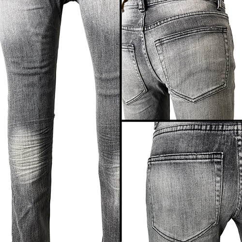 mnml X145 STRETCH SKINNY DENIM - GREY