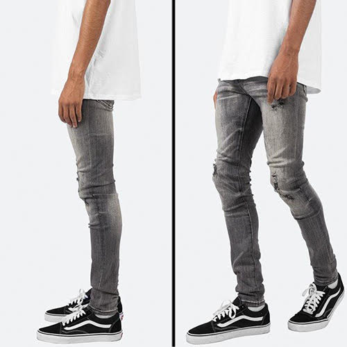 mnml X145 STRETCH SKINNY DENIM - GREY