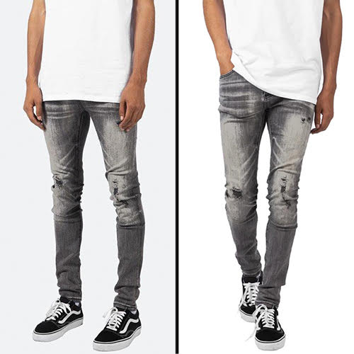 mnml X145 STRETCH SKINNY DENIM - GREY
