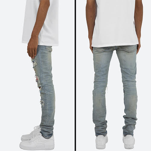 mnml X214 STRETCH SKINNY DENIM - BLUE