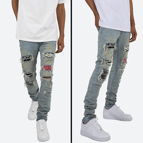mnml X214 STRETCH SKINNY DENIM - BLUE