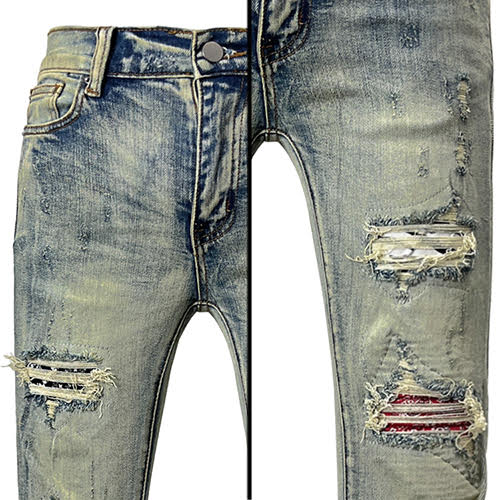 mnml X214 STRETCH SKINNY DENIM - BLUE