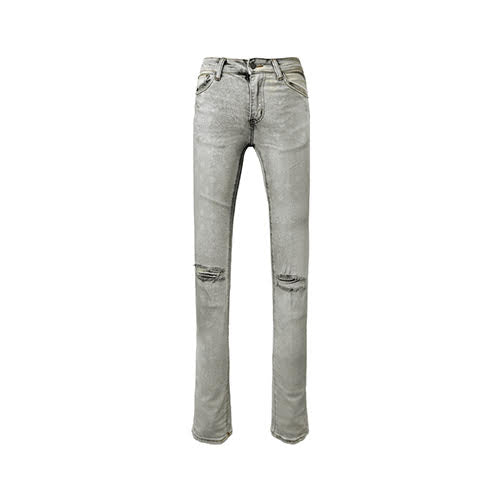 mnml X696 PAISLEY PATTERNED SKINNY DENIM