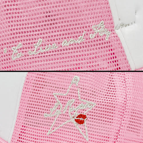 LA ROPA LA TO LIVE AND FLY IN TRUCKER HAT WHITE/PINK