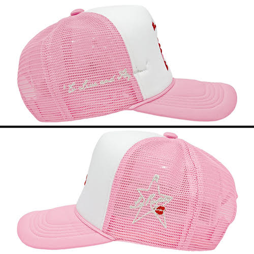 LA ROPA LA TO LIVE AND FLY IN TRUCKER HAT WHITE/PINK