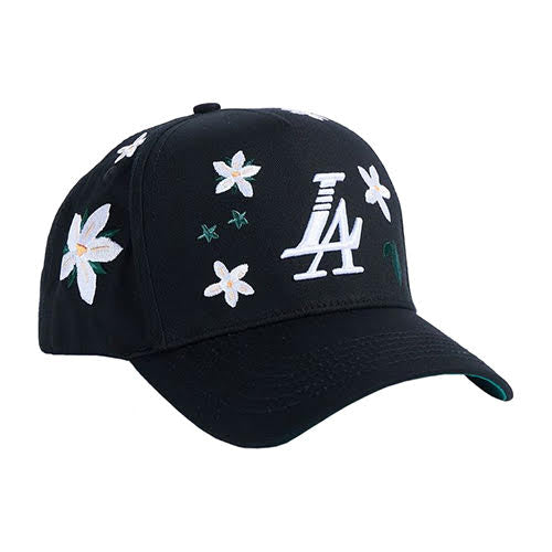 REFERENCE PARADISE LA FLORAL SNAPBACK CAP BLACK