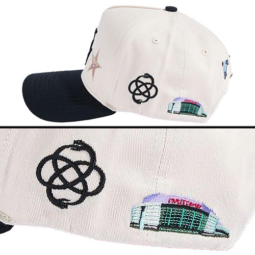 REFERENCE CALI LA SNAPBACK CAP CREAM BLACK