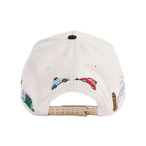 REFERENCE CALI LA SNAPBACK CAP CREAM BLACK
