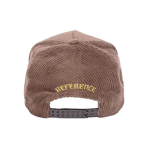 REFERENCE EAGLERS CORDUROY SNAPBACK CAP BROWN